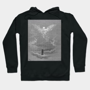 High Resolution Gustave Doré Paradiso Illustration The Roman Eagle Hoodie